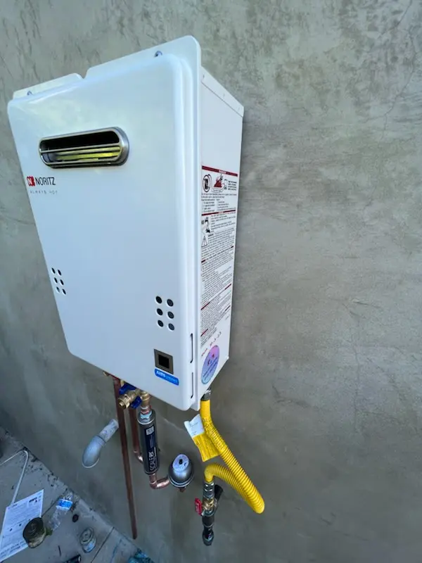 Tankless water heater installation for Forest Glen homes