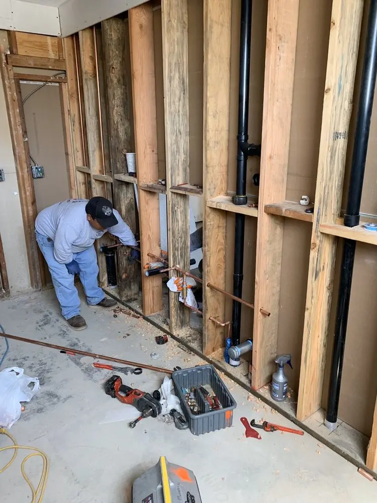 Commercial rough-in plumbing for Gas Line Repair in Forest Glen